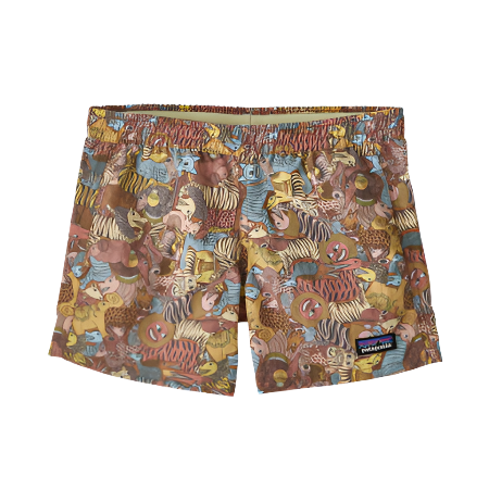 Patagonia Patagonia Kid's Baggies Shorts 4in Closeout  Together Trip Brown Sale Discount