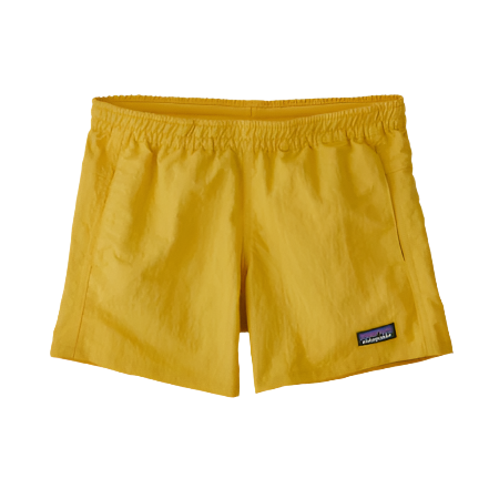 Patagonia Patagonia Patagonia Kid's Baggies Shorts 4in Closeout Shine Yellow