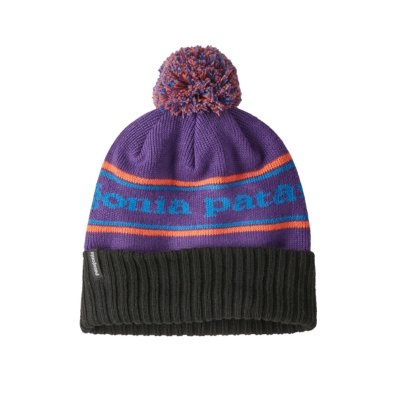 Patagonia Powder Town Beanie Park Stripe: Purple