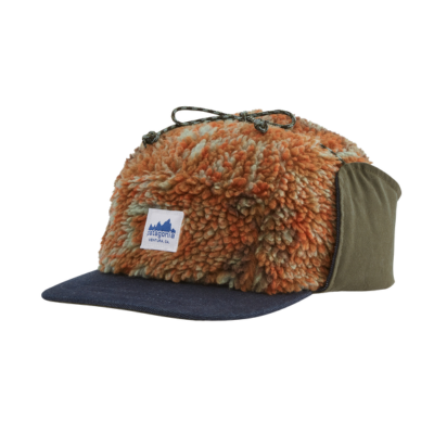Patagonia Range Earflap Cap  Sun Wave: Raptor Brown