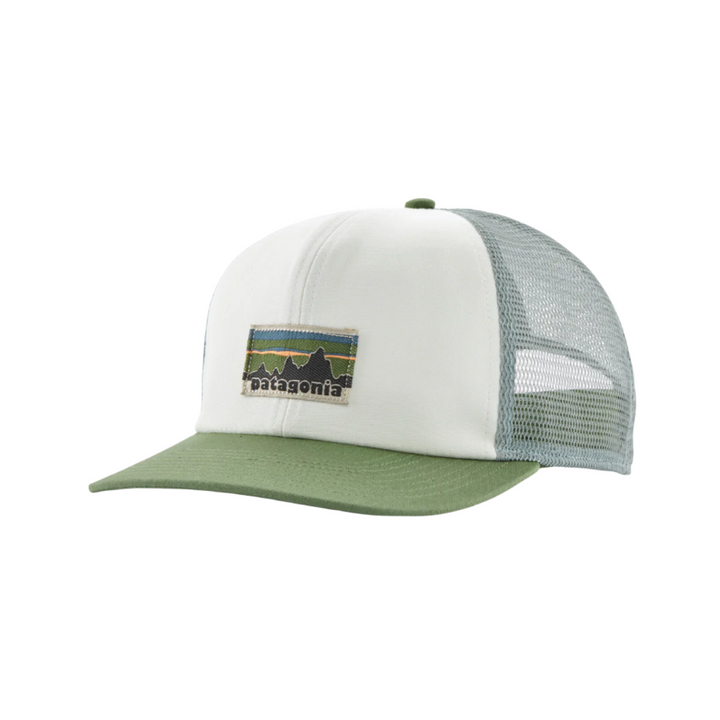 Patagonia Relaxed Trucker Hat OG Legacy Label Birch White