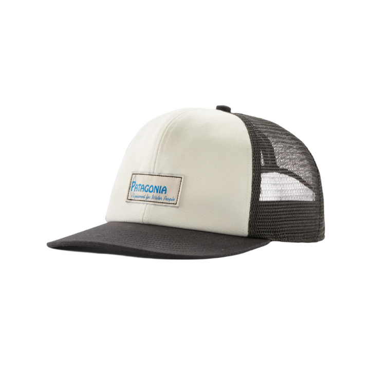 Patagonia Relaxed Trucker Hat Water People Label White