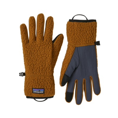 Patagonia Retro Pile Gloves Shelter Brown 