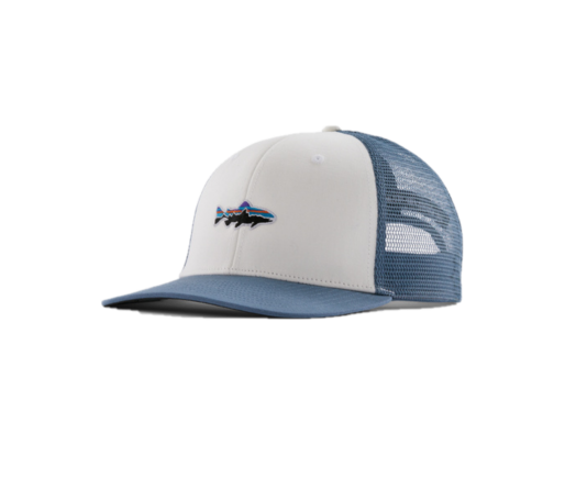 Patagonia Stand Up Trout Trucker Hat White