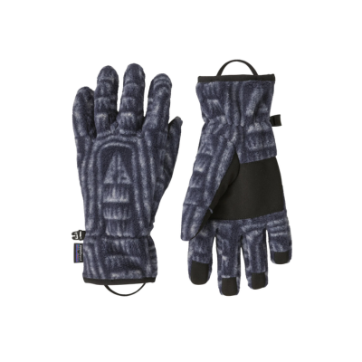 Patagonia Synchilla Fleece Gloves Flow Sunken Blue