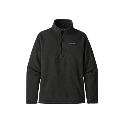 Patagonia Women's Better Sweater 1/4 Zip Fleece Jacket Black