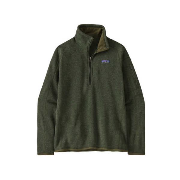 Patagonia Women's Better Sweater 1/4 Zip Fleece Jacket Torrey Pine Green