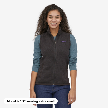 Patagonia Women's Better Sweater Full Zip Fleece Vest 