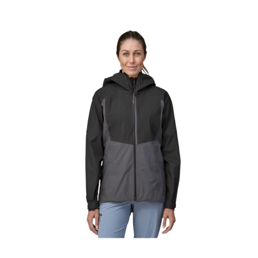 Patagonia Women's Boulder Fork Waterproof Rain Jacket Forge Grey