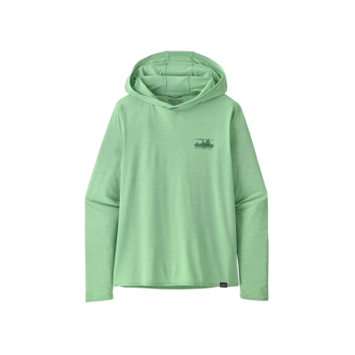 Patagonia Women's Cap Cool Daily Graphic Hoody Rinsed Green