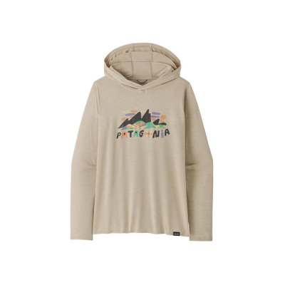 Patagonia Women's Cap Cool Daily Graphic Hoody Superbloom Pumice