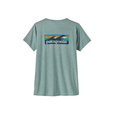 Patagonia Women's Cap Cool Daily Graphic Shirt Waters Thermal Blue