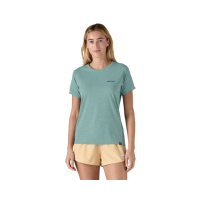 Patagonia Women's Cap Cool Daily Graphic Shirt Waters Thermal Blue 2