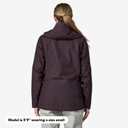 Patagonia Women's Insulated 3 in 1 Powder Town Snow Jacket Closeout Obsidian Plum