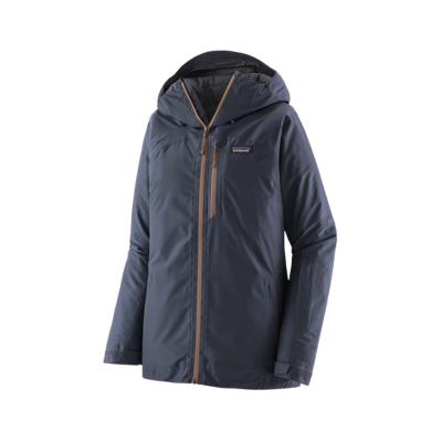 Patagonia Women's Insulated Powder Town Waterproof Ski & Snowboard Jacket Smolder Blue