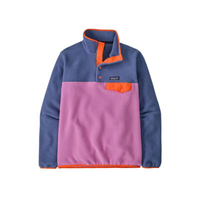 Patagonia Women's Lightweight Synchilla Snap-T Pullover Brisk Purple