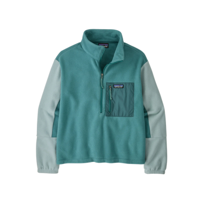 Patagonia Women's Microdini 1/2 Zip Fleece Pullover Closeout Wetland Blue