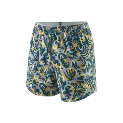 Patagonia Women's Multi Trails Shorts 5.5in Wild Botanist thermal Blue