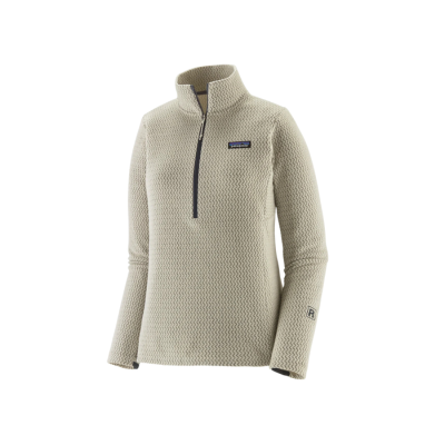 Patagonia Women's R1 Air Zip-Neck Fleece Jacket Wool White