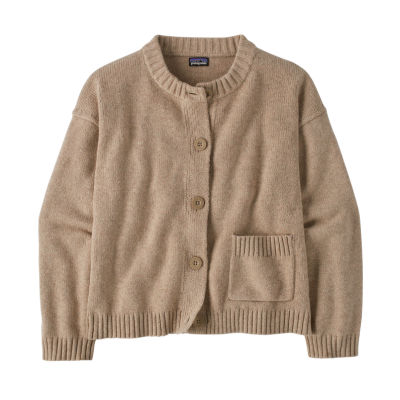 Patagonia Women's Recycled Wool Sweater Jacket Seabird Grey