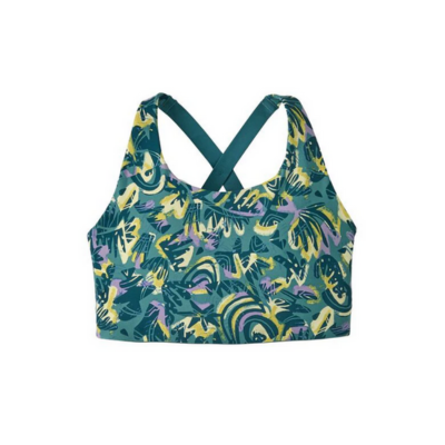 Patagonia Women's Shadowlite High Impact Adjustable Bra Wetland Blue