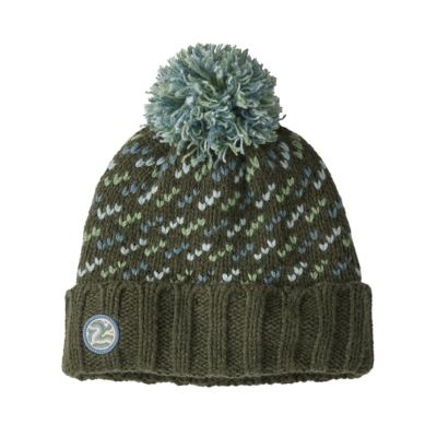 Patagonia Women's Snowbelle Beanie Fisherman Stitch: Pine Needle Green