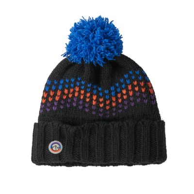 Patagonia Women's Snowbelle Beanie Wavy Dot: Black