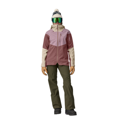 Patagonia Women's Snowdrifter Waterproof Ski & Snowboard Jacket Dulse Mauve Front