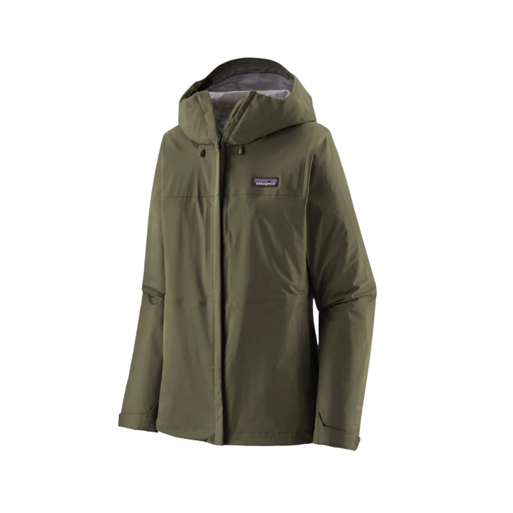 Patagonia Women's Torrentshell 3L Waterproof Rain Jacket Pine Needle Green