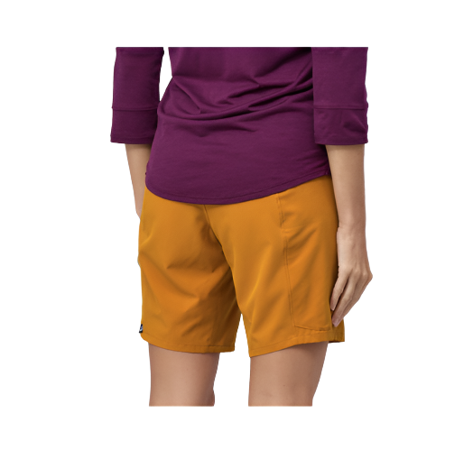 Patagonia Women's Tyrolean Mountain Bike Shorts 9.5in Closeout Golden Caramel Discount Sale Item