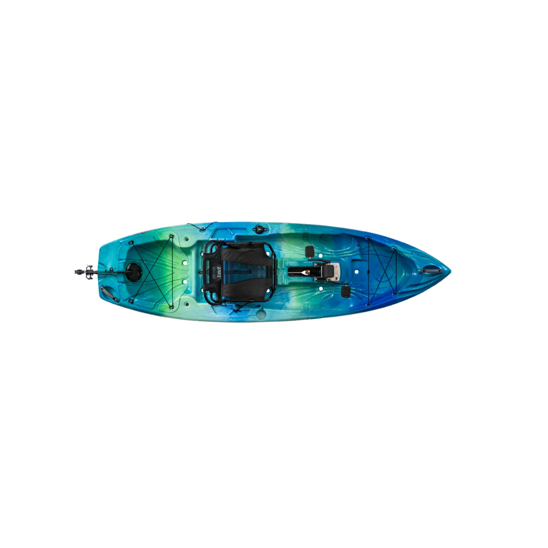 Perception Crank 10 Sit on Top Peddle Drive Fishing Kayak DeJa Vu