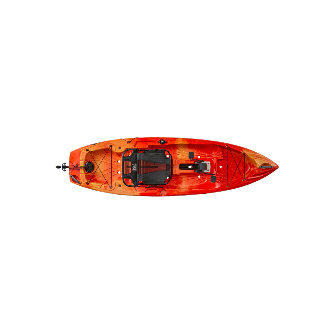 Perception Crank 10 Sit on Top Peddle Drive Fishing Kayak Sunset