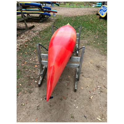 Perception Prodigy XS Kid's Kayak Used Rental Demo Sunset Bottom Side