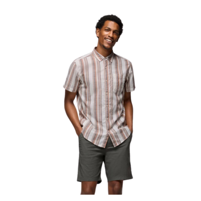 Prana Men's Groveland Shirt Mocha 1