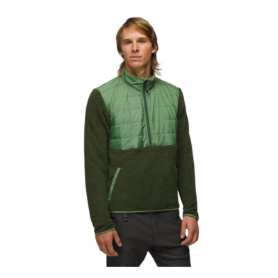 Prana Men's Wooly Bird Fleece Full Zip Jacket Ivy Green