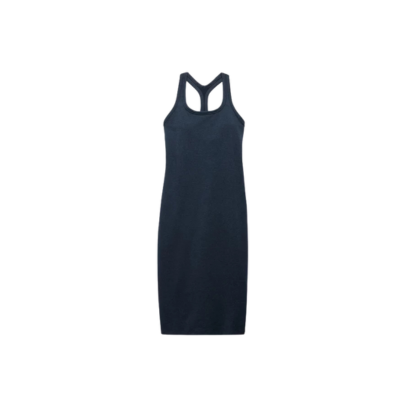 Prana Women's Heavana Racerback Midi Dress Stormy Night Heather