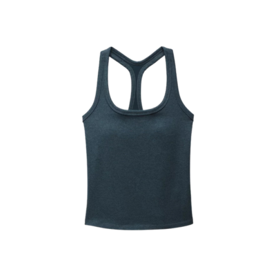 Prana Women's Heavana Racerback Tank Yoga Top Stormy Night Heather