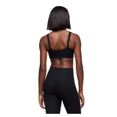 Prana Women's Luxara Rib Bra Yoga Top Black Back