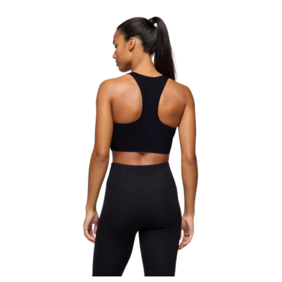 Prana Women's Luxara Rib Racerback Bralette Yoga Top Black Back