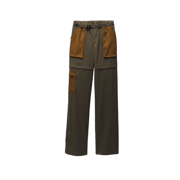 Prana Women's Stretch Zion Convertible Hiking Pant Closeout Slate Green Black