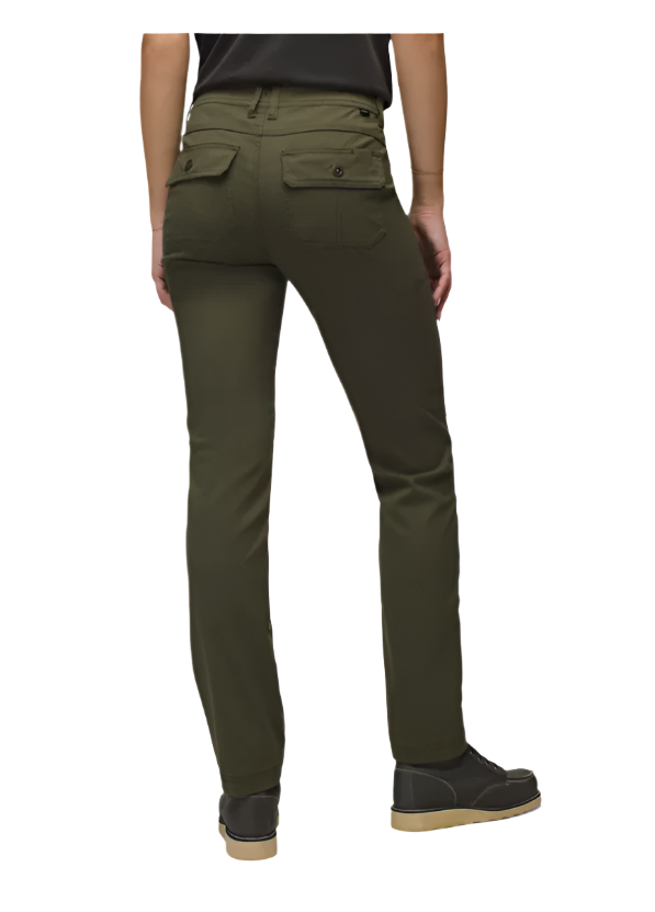 Prana Women's Stretch Zion Mid Rise Pants Spruce 3
