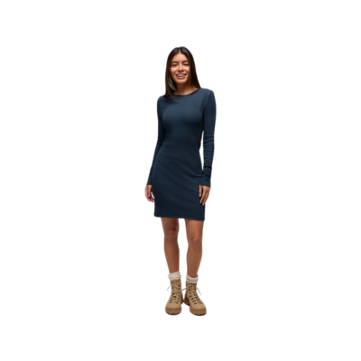 Prana Women's Touchstone Crew Dress Stormy Night Heather 2