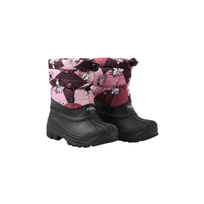 Reima Toddler Moomin Nefar Rubber Galosh Winter Boots Rose Pink