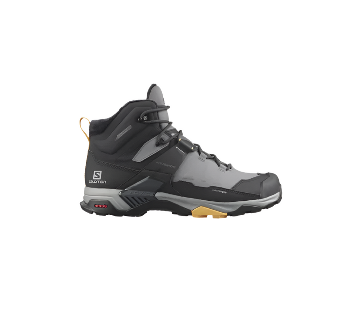 Salomon Men's X Ultra Mid Winter Waterproof Boots Quiet Shade/Black/Warm Apricot
