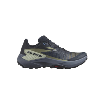 Salomon Women's Genesis Trail Running Shoe Black Grisaille Aloe Wash