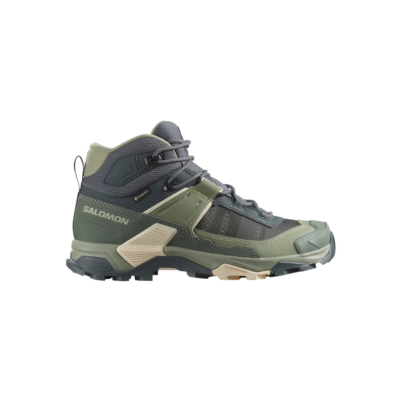 Salomon Women's X Ultra 5 Mid GTX Waterproof Hiking Boot Turbulence Sedona Sage