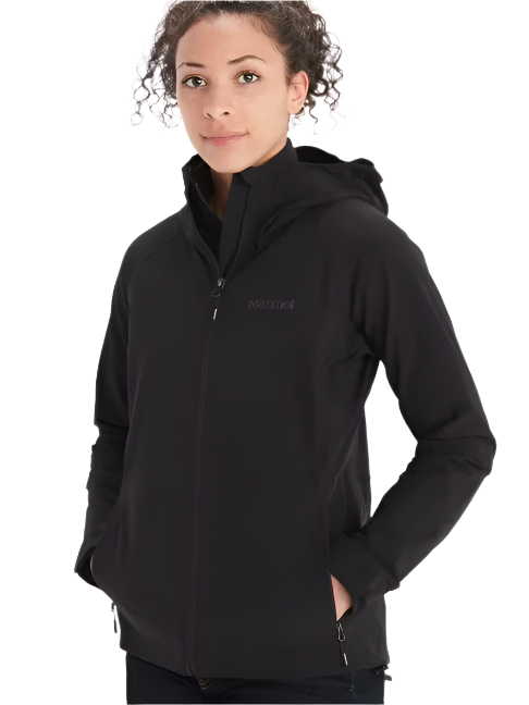 Marmot Women's Alsek Softshell Hoody Black