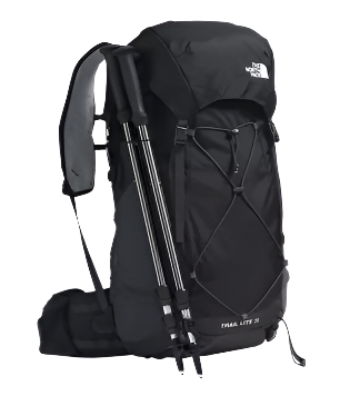 The North Face Trail Lite 36 Lightweight Hiking Backpack TNF Black/Asphalt Grey