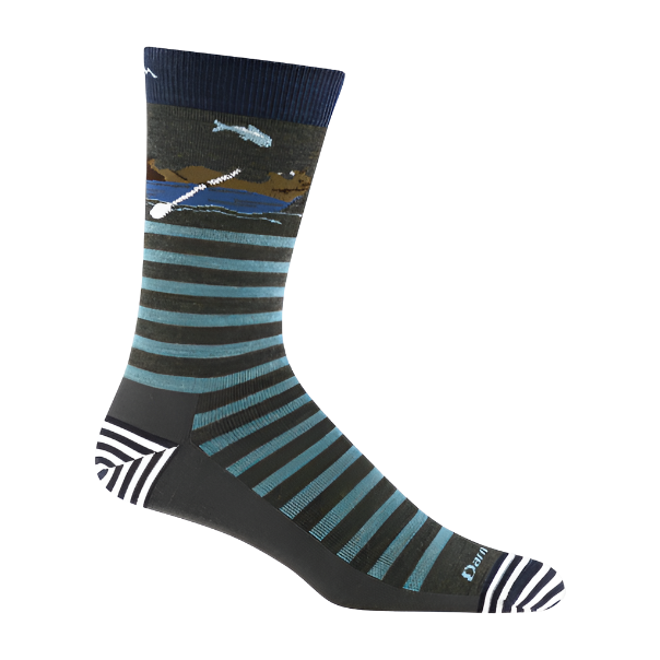 Darn Tough Men's Animal Haus Crew Lightweight Socks 6066 Forest