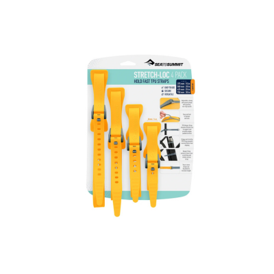 Sea to Summit Stretch-Loc TPU Strap Set Yellow